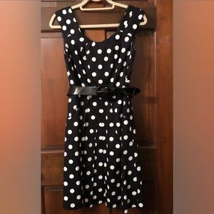 Chetta B - Polka Dot Swing Dress Size 4